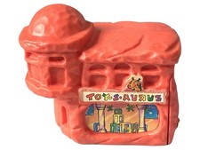 Vintage McDonalds The Flintstones Toy-S-Aurus Toy Store Building House Figure