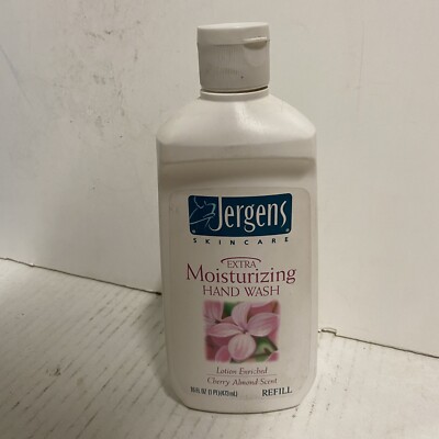 Jergens Hand Wash Lotion Cherry Almond Scent Refill HTF  
