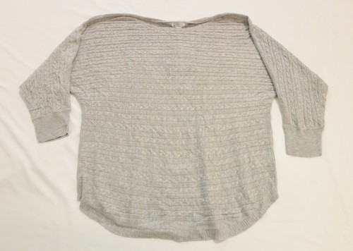 reviera cable knit dolman pullover