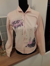 Ripcurl Ladies Pink Zipped Jacket Size 14 Beach Surf Skate