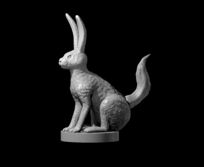 Long Tail Jack Rabbit (2pcs) Monster Manual 28mm Scale DND D&D Tabletop ...