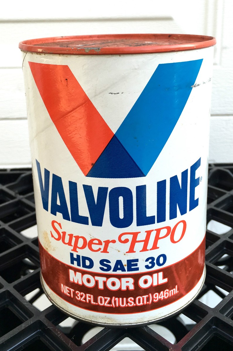 Vintage Valvoline Super HPO Motor Oil 1 Quart | eBay