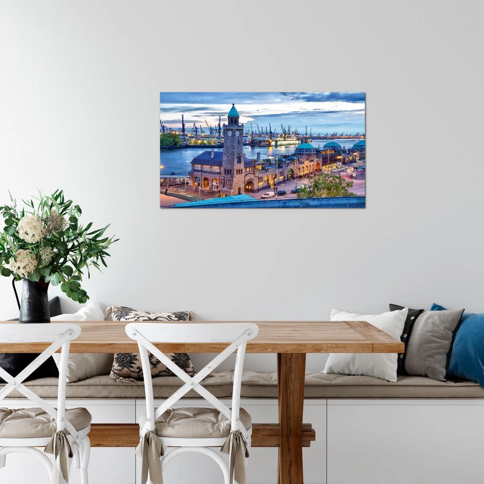 Wandbilder Wohnzimmer Hamburg Schlafzimmer Bild Modern Deko Hafen - Bild 4 von 4
