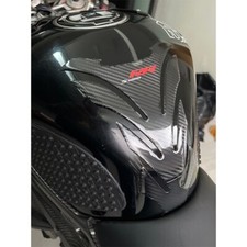 3D Carbon Fiber Fuel Tank Pad Cover Protector Decal Sticker For BMW S 1000RR