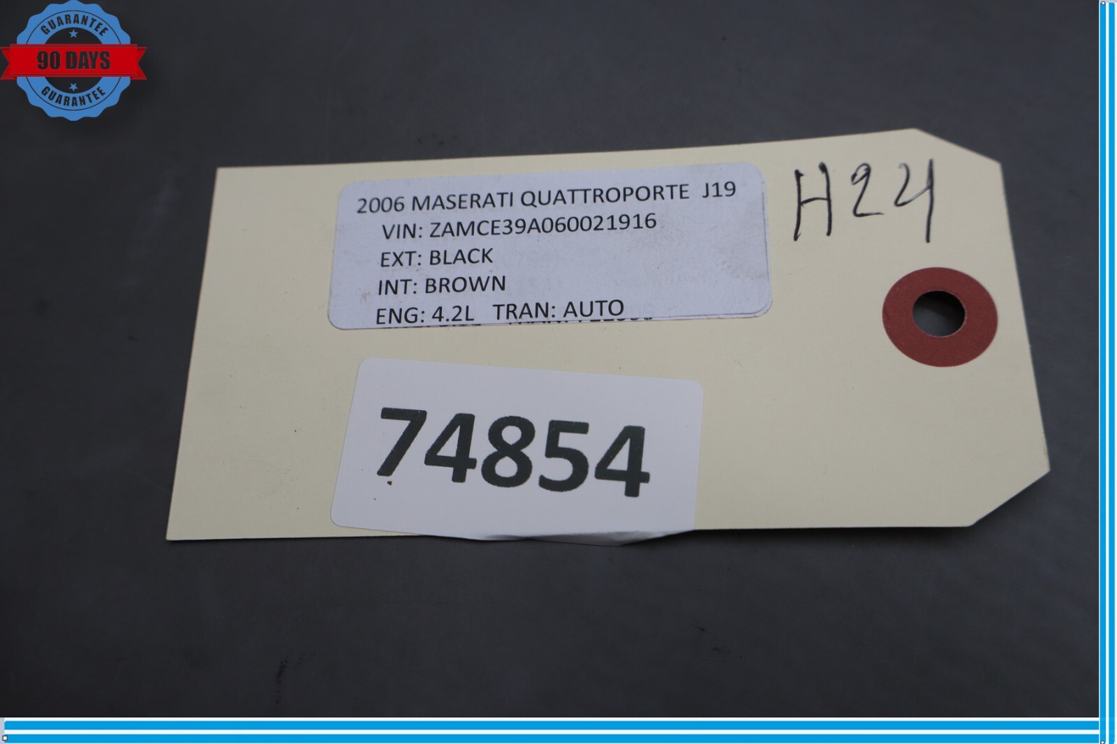 03-13 Maserati Quattroporte M139 Front Left Driver Seat Headrest Head Rest Oem