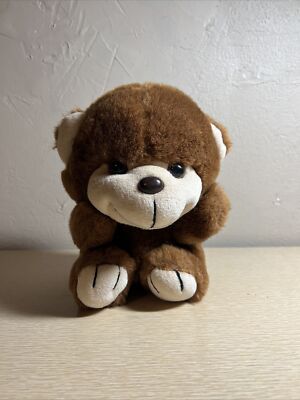 VINTAGE 1988 FAIRVIEW INDUSTRIAL CORP. BROWN TEDDY BEAR BIGHEAD SMILE ...
