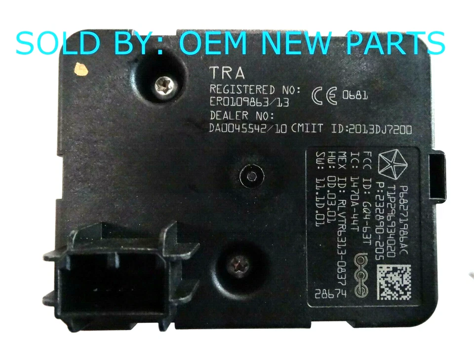 2017-2021 Ram 1500 2500 3500 4500/5500 Ignition Switch (Key Required) Mopar OEM Foto 3 de 4