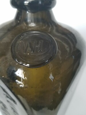 【アンティーク】Avan Hoboken & Co. アンティークジンボトル Antique A.Van Hoboken Rotterdam Case Gin Bottle Applied AVH Seal