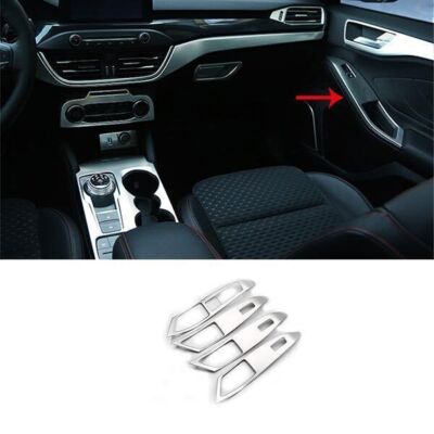 For Ford Focus ST RS 2019-20 cover trim Silver titanium Window lift panel switch