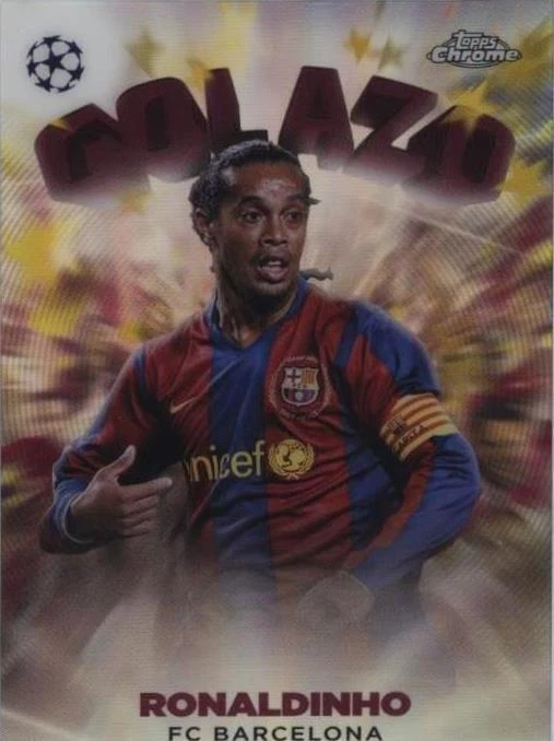 2022-23 Topps Chrome UEFA Club Competitions Ronaldinho #G-12 for