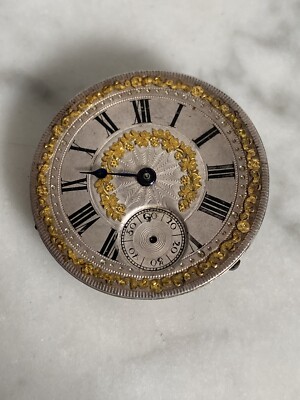 Vintage Movement Pocket Watch , Groselaude  & Fils Fleurier  