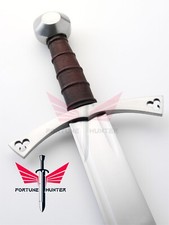 Épée viking 36" en acier au carbone forgé à la main épée tranchante prête au combat avec fourreau