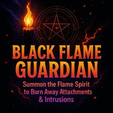     BLACK FLAME GUARDIAN   Summon the Flame Spirit to Burn Away Attachments