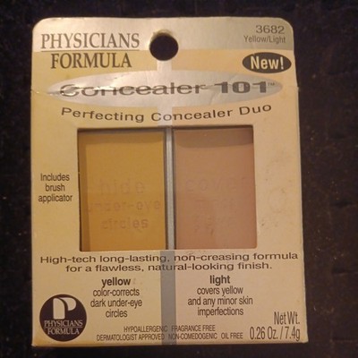 Physicians Formula Concealer 101 Perfecting Concealer Duo Yellow/Light 0.26 oz