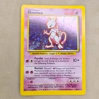 1999 Pokemon Mewtwo Holo Rare Base Set 10/102 WOTC Vintage LP Lightly Played