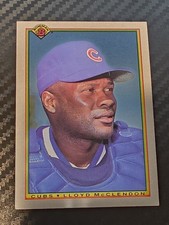1990 Bowman - Lloyd McClendon #36 Chicago Cubs 