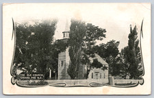Postcard The Old Church Grand Pre N S Nova Scotia Canada
