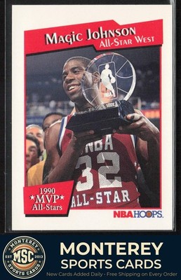 Magic Johnson 1991-92 Hoops MVP All-Stars #XI Los Angeles Lakers