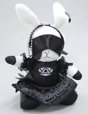 Square Enix NieR Automata 2B Bitter Rabbit Mini Figure Used Black Label