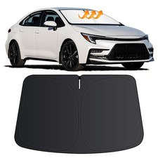 Toyota Corolla Sun Shade 2020-2025 Front Window UV Ray Protector Custom Fit
