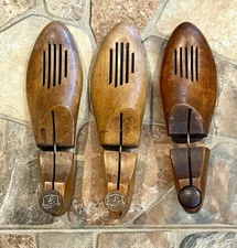 Regal 1950c Wooden Shoe Stretchers Shoe Trees Adjustable Boot Inserts 10.5 & 9.4