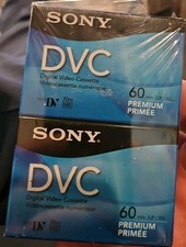 Lot of 4 Sony Premium Mini DVC Digital Video Cassette 60 Minute Tapes DVM60PRR