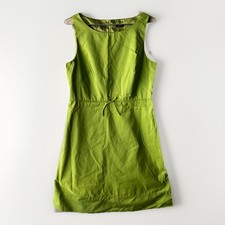 J Crew Grace Kelly A-Line Shift Cocktail Tea Dress size 6/8 Lime green Silk