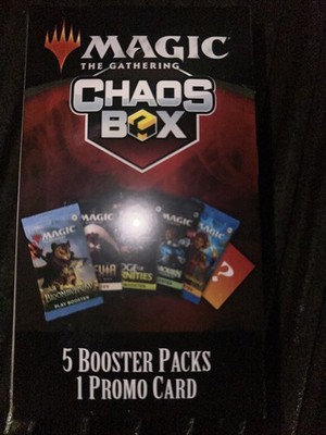 2026 Magic The Gathering CHAOS BOX 5 Booster Packs 1 Promo Card