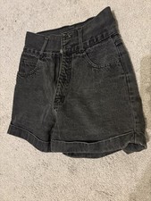 Vintage Express Women  s High Waisted Denim Shorts Size 7