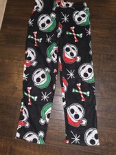 Disney Tim Burton Nightmare Before Christmas Jack Skellington Lounge Pants Sz S