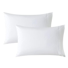 Queen Size Pillowcases Set of 2, 20x30 Cotton Pillow Queen 20" x 30" White