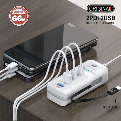 USB Charger PD Type C Fast Charge Quick Wall Chargers Multiport USB Hub Adapter