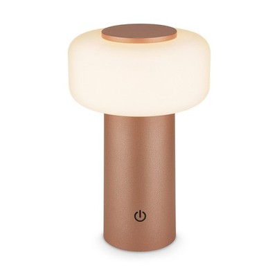 Briloner LED Deko Tisch Lampe Leuchte JUNA Kunststoff coffee 13x20,5 cm
