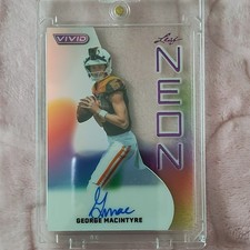 2025 Leaf Vivid Neon Autographs George Macintyre #NA-GMI 1/4