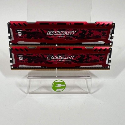 Micron Ballistix 32GB (2x16GB) RAM DDR4 2400MHz BLS16G4D240FSE16FBD