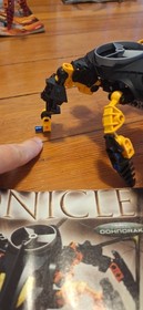 LEGO BIONICLE: Visorak Set Of 4(Missing Suukorak & Keelerak) 6 Cannisters &Instr