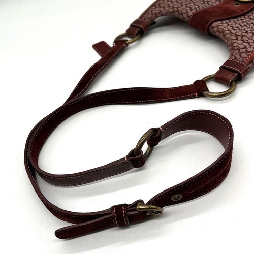 COACH Soho 7072 Suede Signature Bag y2k - Gem