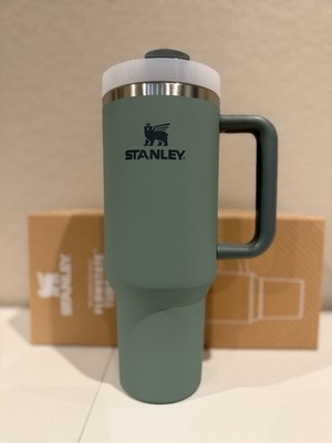 Stanley Quencher H2.0 Flowstate 40 oz Green Insulated Tumbler w/ Handle, Straw