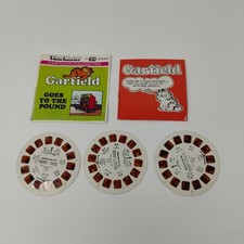 View Master Garfield Goes To The Pound Vintage 1981 3 Discs Booklet Sleeve