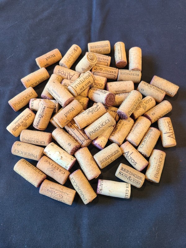 50 Wine Corks, Used, Variety