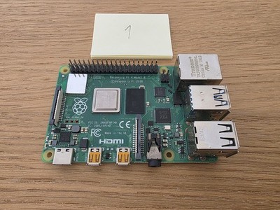 Raspberry Pi 4 Model B - 1GB DDR4 tested