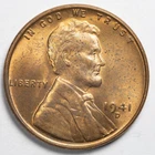 1941-D Lincoln Wheat Penny Uncirculated, Denver Mint