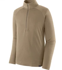 Patagonia Capilene Midweight Zip-Neck Base Layer Top - Men's Seabird Grey Size M