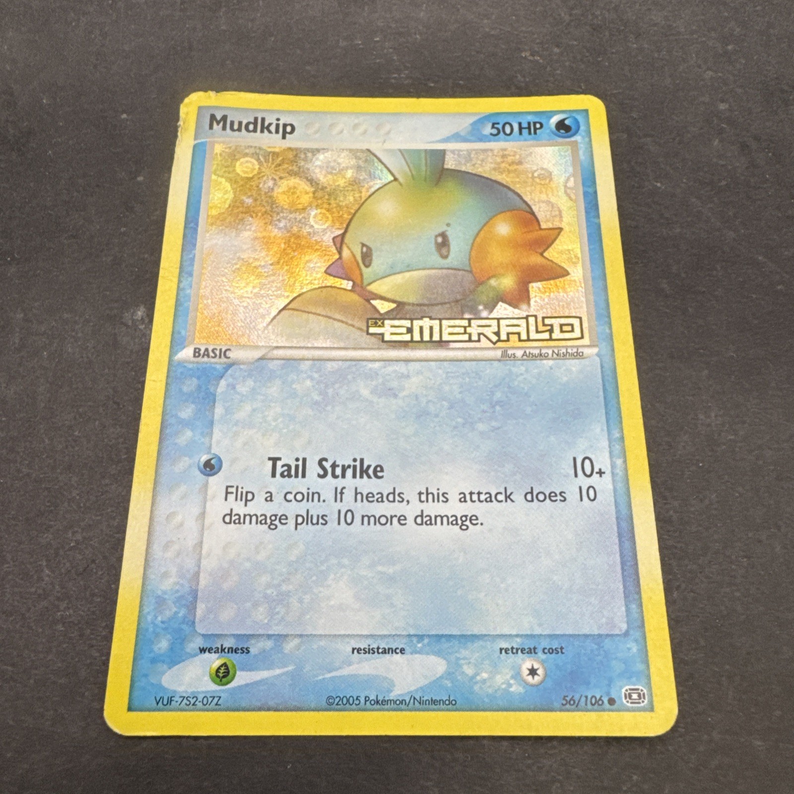 Mudkip 56/106 Pokemon Emerald Ex Reverse Holo H2