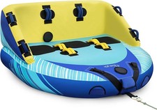 EVAJOY 3 Person Towable Inflatable Tube for Boating for 1 -3 Riders New in Box