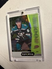 2018-19 Upper Deck Synergy #59 Kiefer Sherwood Green Rookie Card /299 Sharks NHL. rookie card picture