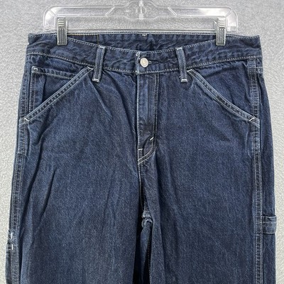 Levi's Mens Carpenter Jeans W32 L30 Denim Blue Straight Leg