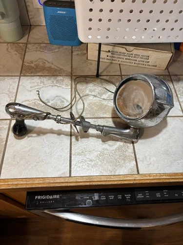 ANTIQUE 1930’s  CAR, TRUCK SPOTLIGHT ADJUSTABLE MIRROR