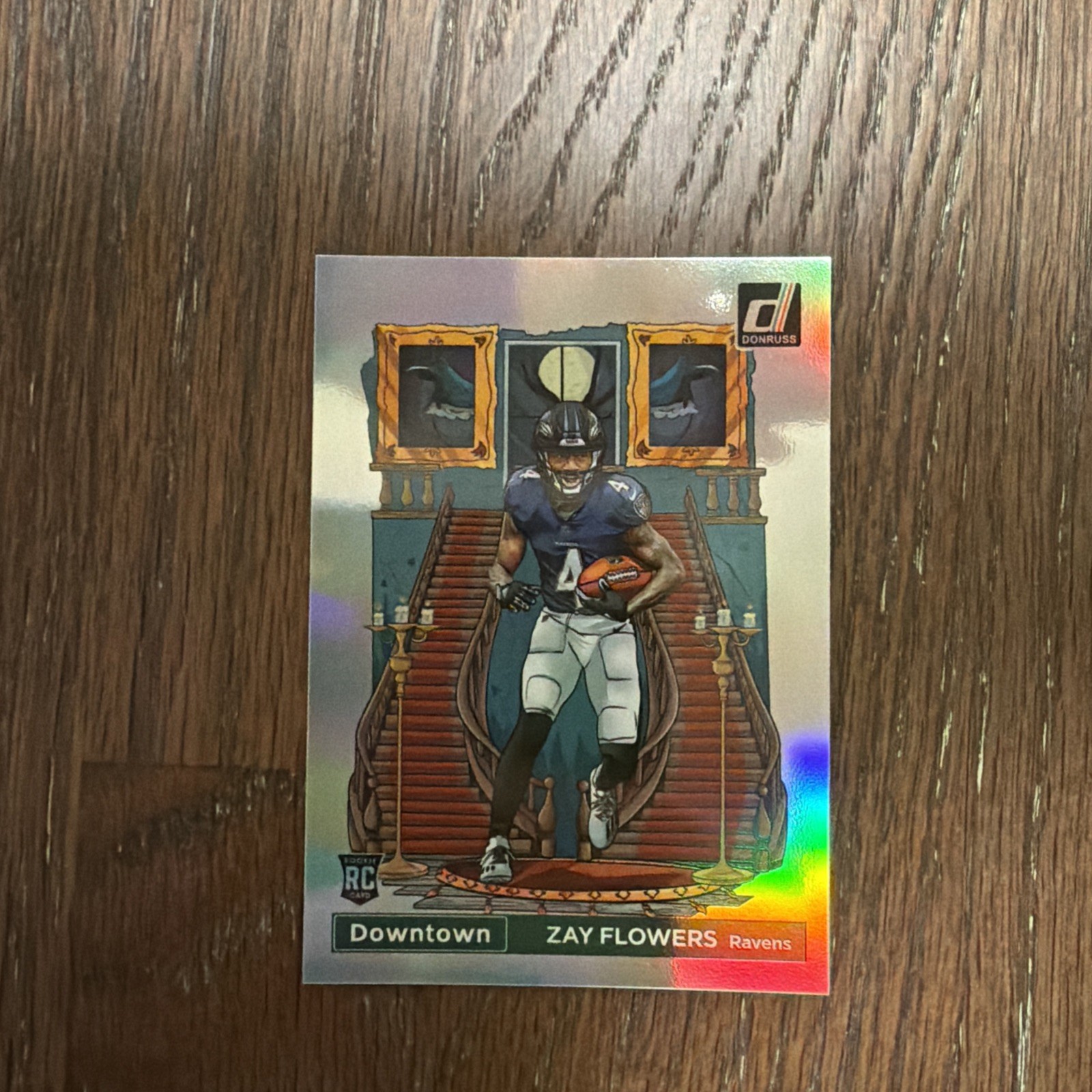 2023 Panini Clearly Donruss - Downtown Zay Flowers #30 (RC)