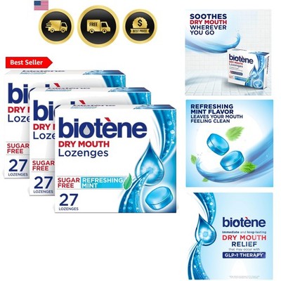 Biotene Dry Mouth Lozenges for Dry Mouth and Fresh Breath, Dry Mouth Relief a...